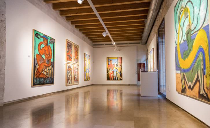 Vista de la exposición de José Morea en El Castell de Riba-roja de Túria. Fotografía de Rocío Sierra por cortesía del E CA.