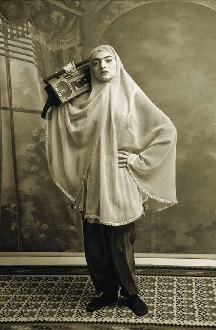 Qajar (1988), de Shadi Ghadirian. Imagen cortesía del Centre del Carme.