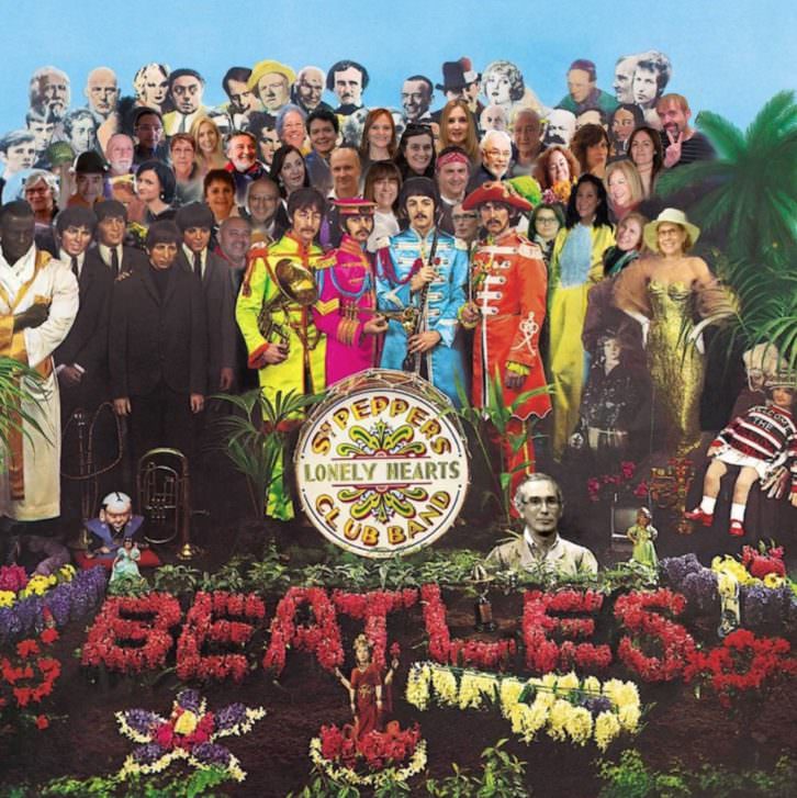 Portada de Sergeant Pepper's de The Beatles. Imagen cortesía de Valencia With The Beatles.