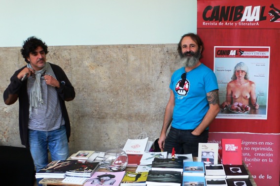 Algunos de los Stands del Festival del libro Sindokma 2017. Canibal. Fotografía de archivo, Vicente Chambó.