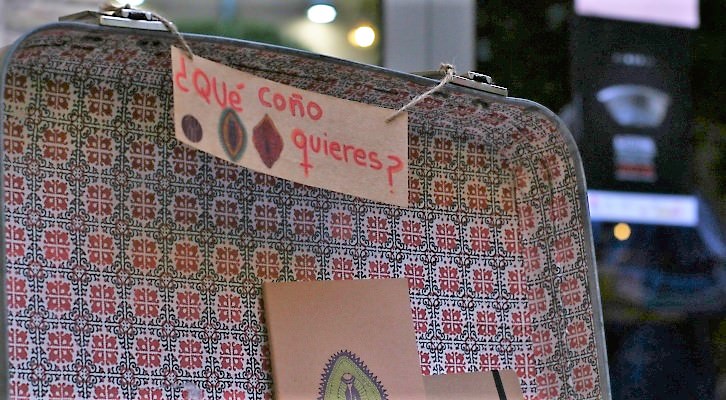 Stand de venta. Fotografía de Laura Ojeda Tejerina.