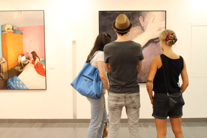 Exposicion XVIII Premio Nacional de Pintura. Cortesia de Jorge Sebastián Lozano