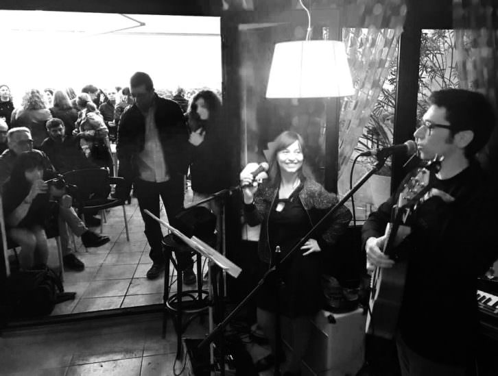 Un instante de la actuación de Petit Mal en ‘El Ruso. III Festival de Arte y Música Ecléctica de Alarcón’. Fotografía cortesía de Marisa Giménez.