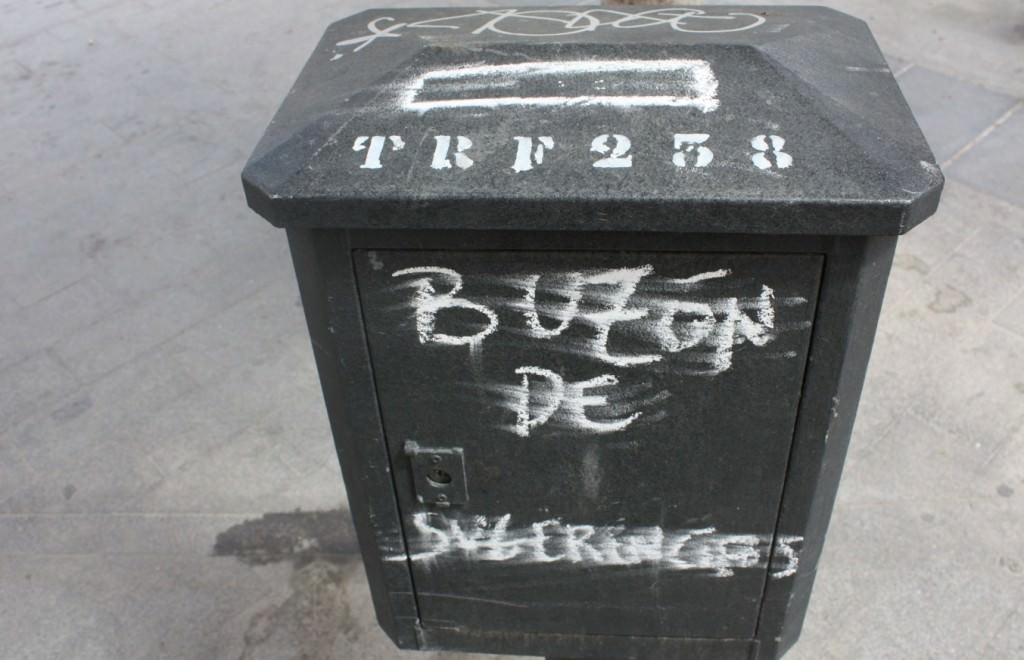 Pintada callejera en el barrio de Russafa en Valencia. Fotografía: Begoña Siles