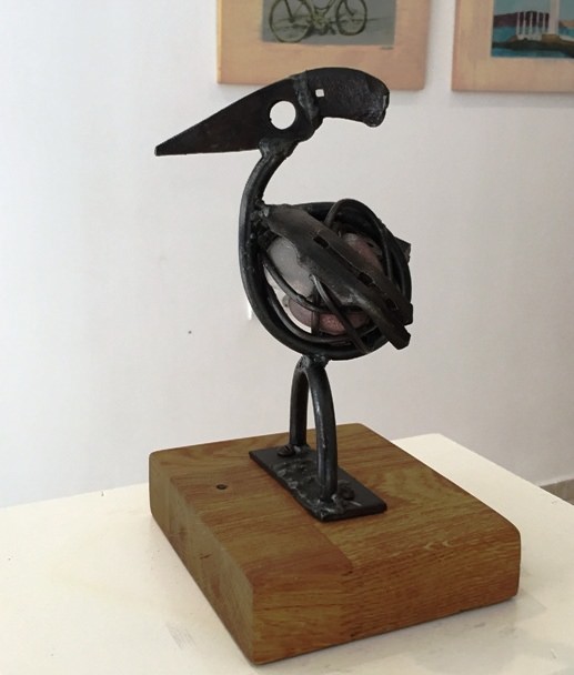 Pieza perteneciente a la serie "Aves" de Román Huzovskyy. Imagen cedida por la Galería Freezia