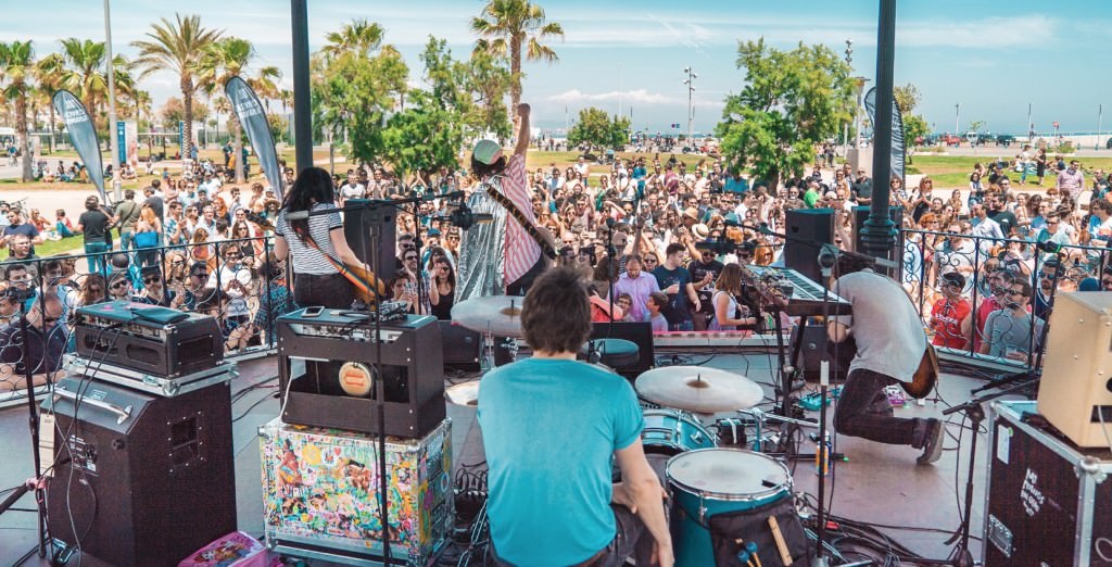 Uno de los conciertos de La Marina. Imagen cortesía de la organización.