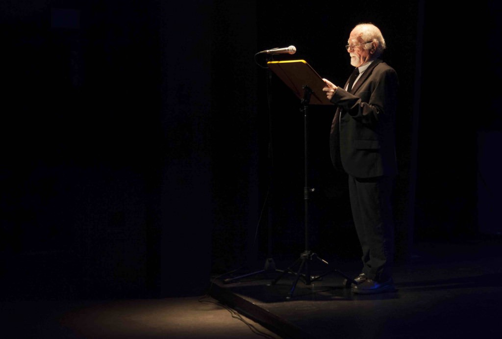 José Soler durante su alocución en la Sala Russafa. Imagen cortesía de Fundación Aisge.