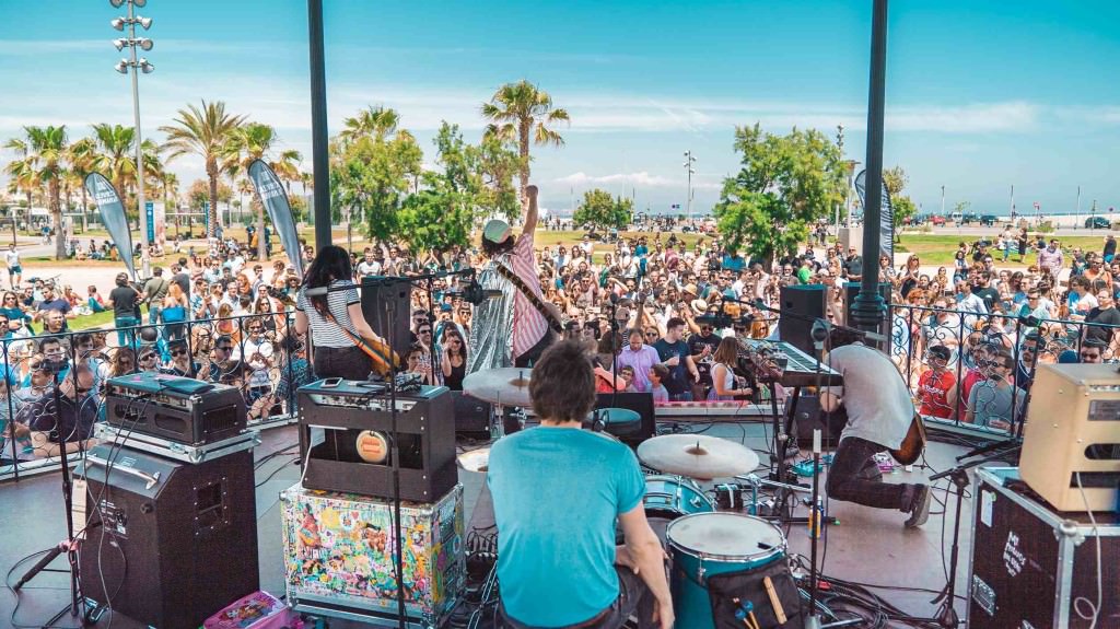 Imagen de uno de los conciertos celebrados en La Pérgola de Cervezas Alhambra en 2018. Fotografía cortesía de los organizadores.