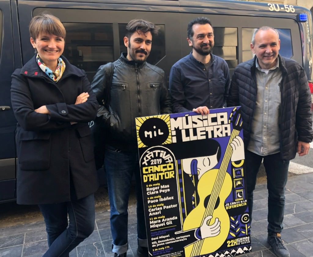 De izda a dcha, Marta Landete, Elías Taño, Feliu Ventura y Alfred Boluda. Imagen cortesía del MiL.