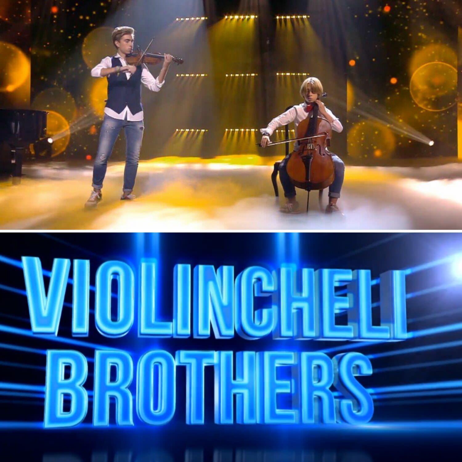 Los Violincheli Brothers durante una de sus actuaciones en Got Talent.