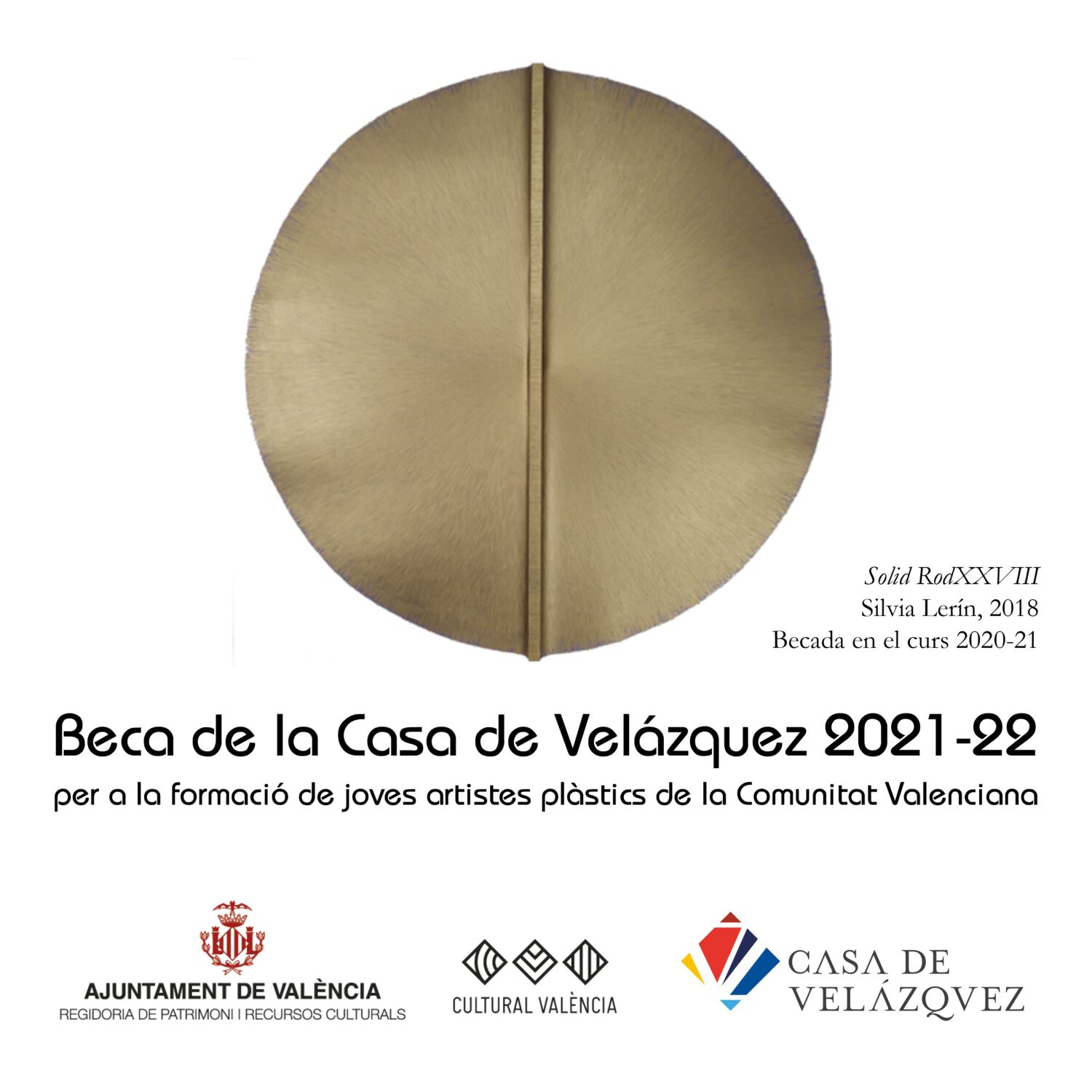 Beca Velázquez, Casa de Velázquez, Ayuntamiento de València