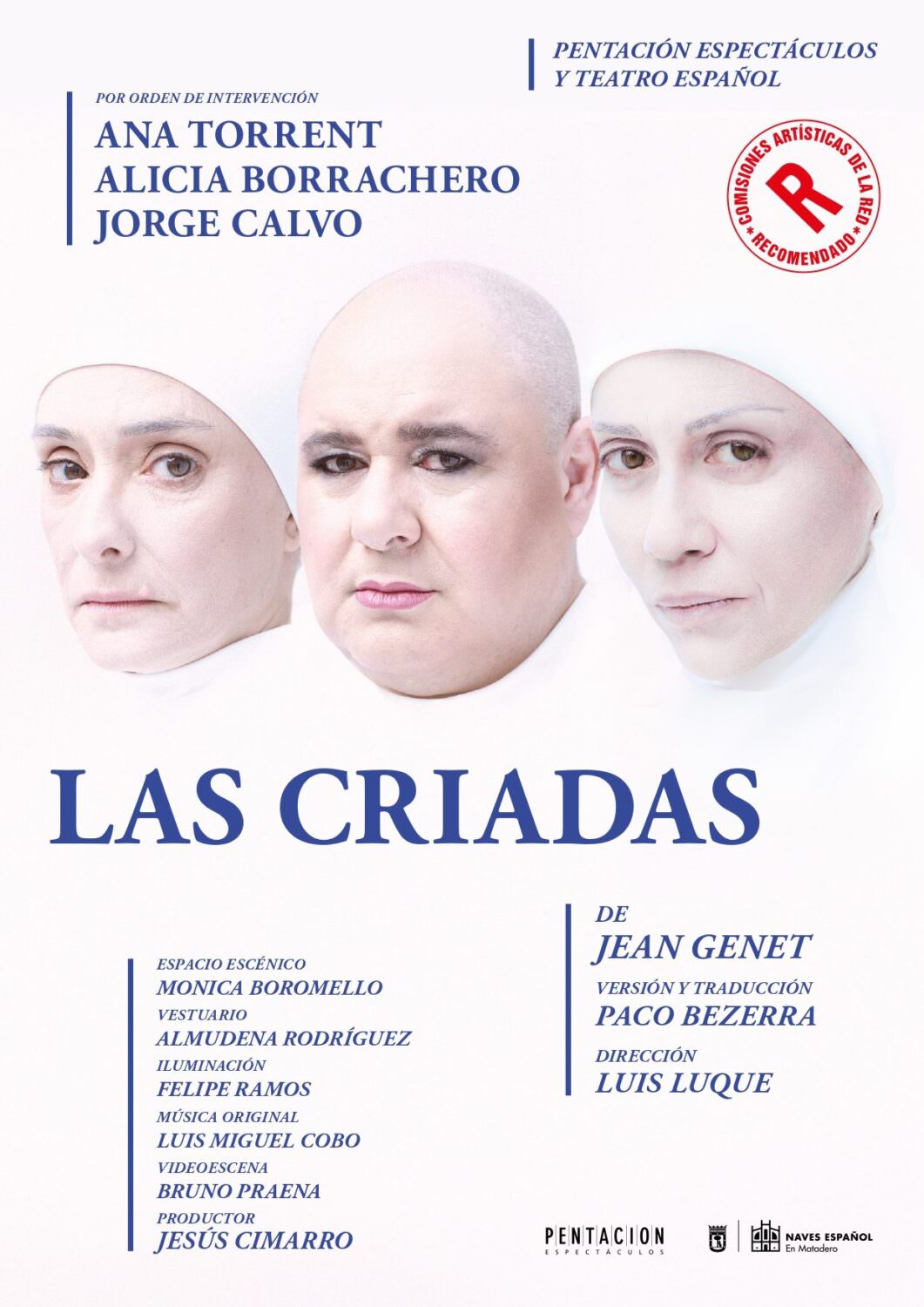 Las criadas, de Jean Genet. Teatro Olympia de València