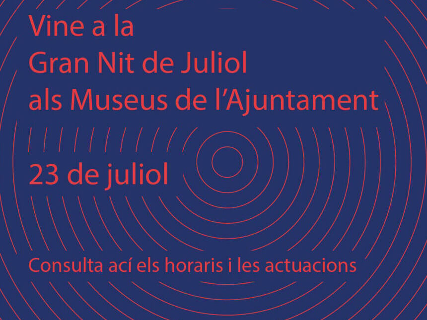 museos, gran nit de juliol
