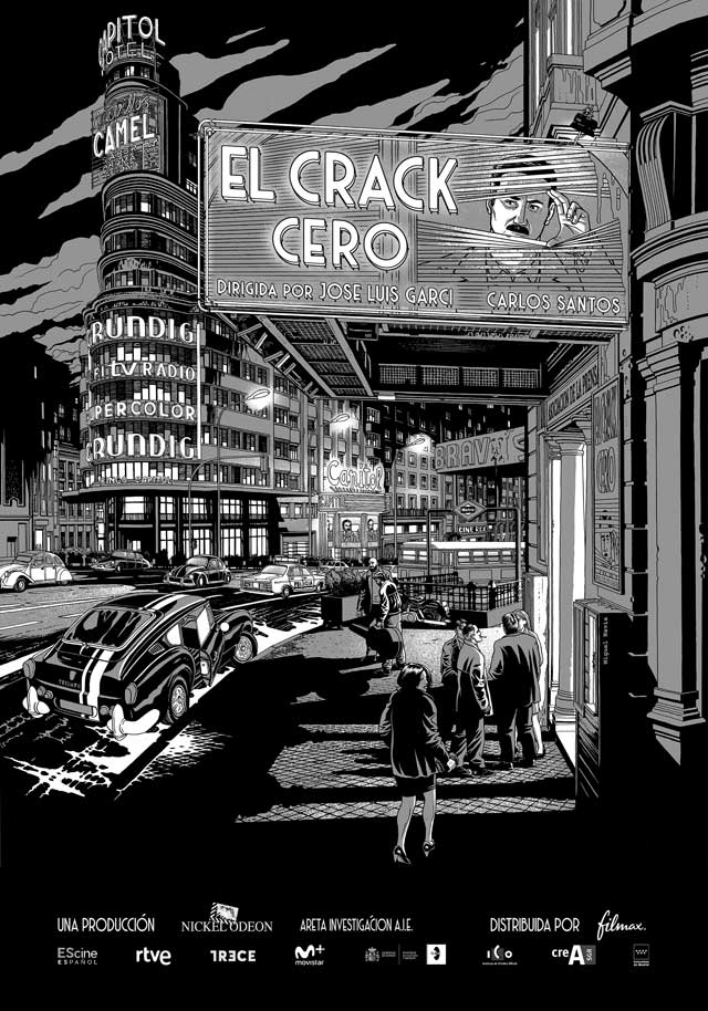 'El crack Cero', de José Luis Garci. Cartel de Miguel Navia