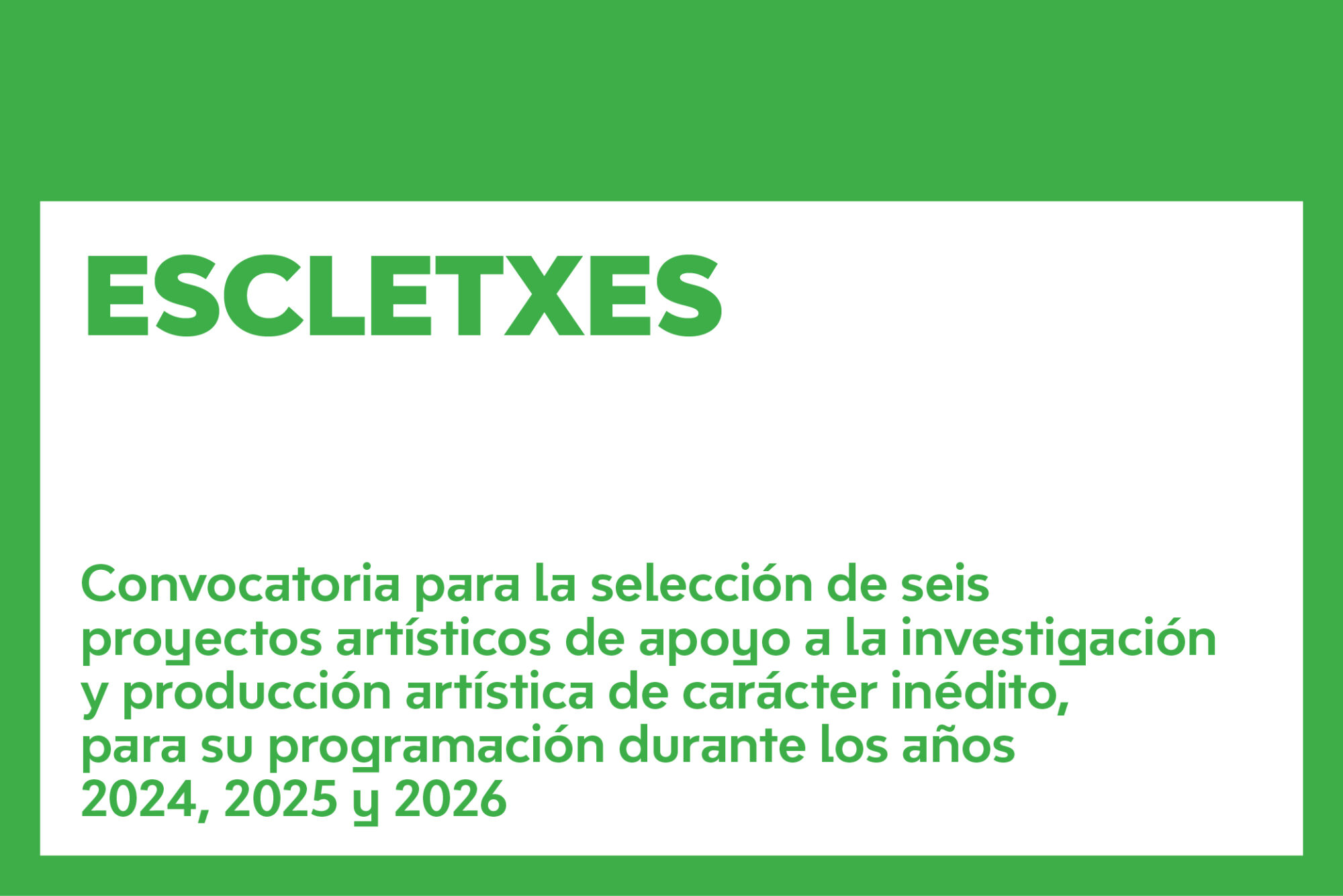 escletxes, 2024-2026