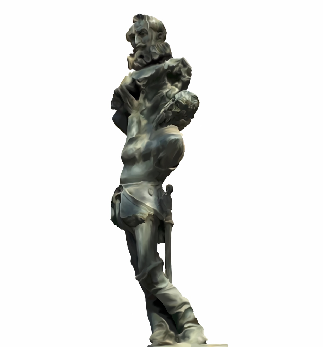 Estatua de Cervantes. Mariano Benlliure. Laura Gastón. Argi Arte