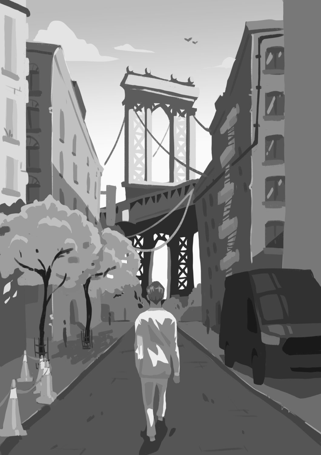Paul Auster. Puente de Brooklyn. Mikel Cámara. Argi Arte