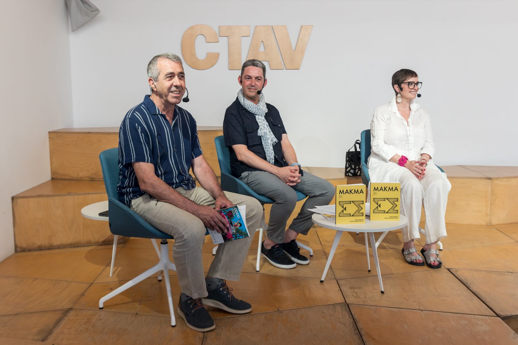 Salva Torres, Jose Ramón Alarcón y Merche Medina. MAKMA. CTAV