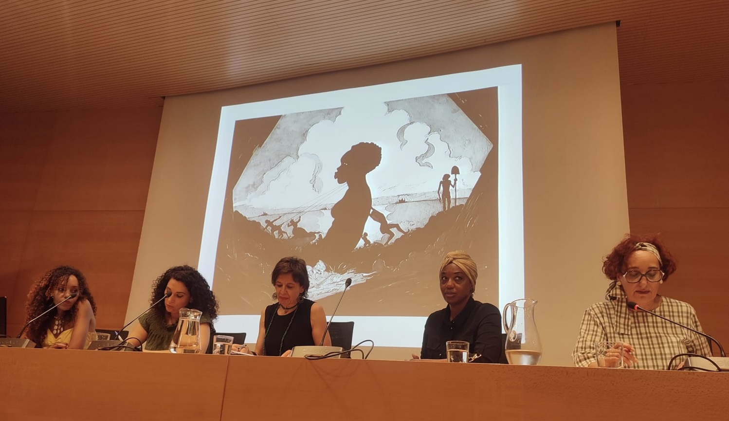Conversatorios Burning Village. Kara Walker. MACA