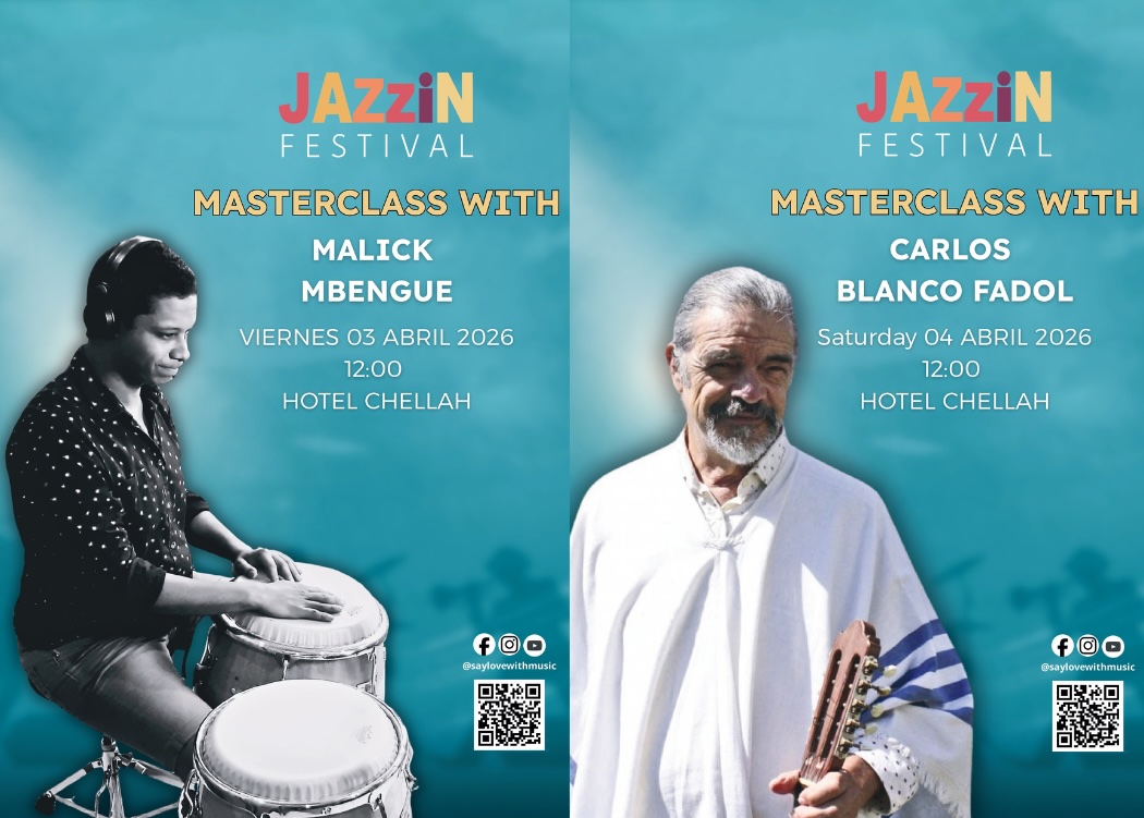 Malick Mbengue. Carlos Blanco Fadol. Jazzin Festival 2026