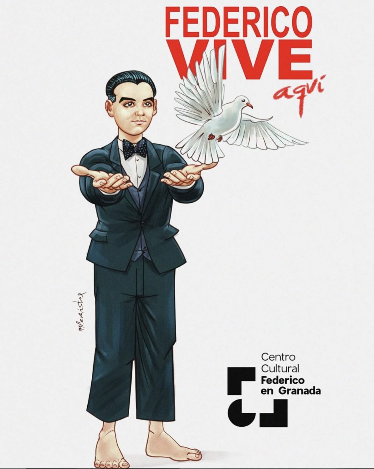 Federico García Lorca. Centro Cultural Federico en Granada. Miguel Poveda