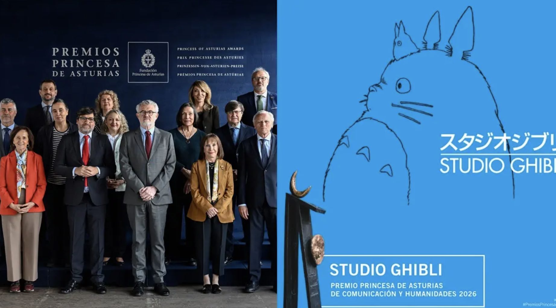 Premios Princesa de Asturias de Comunicación y Humanidades 2026. Studio Ghibli
