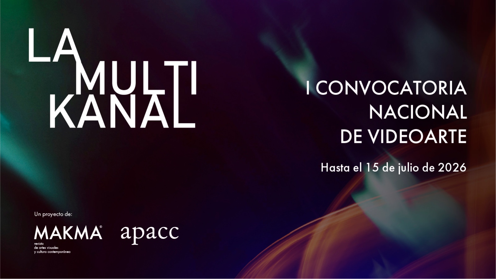 La Multikanal. I Convocatoria Nacional de Videoarte