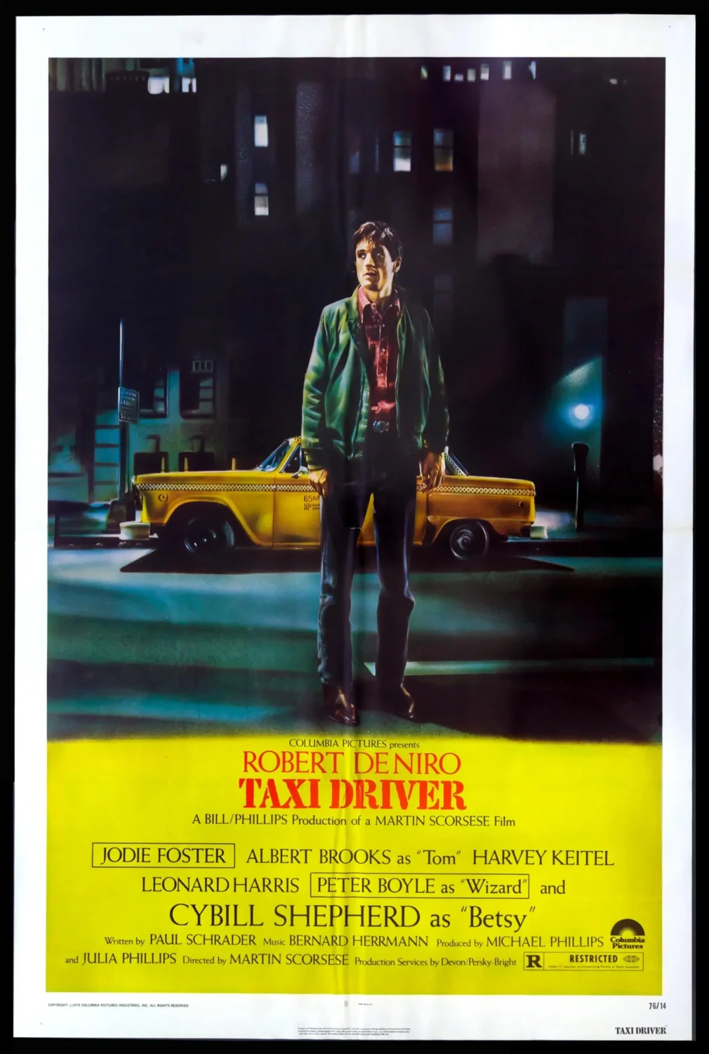Taxi Driver. Póster