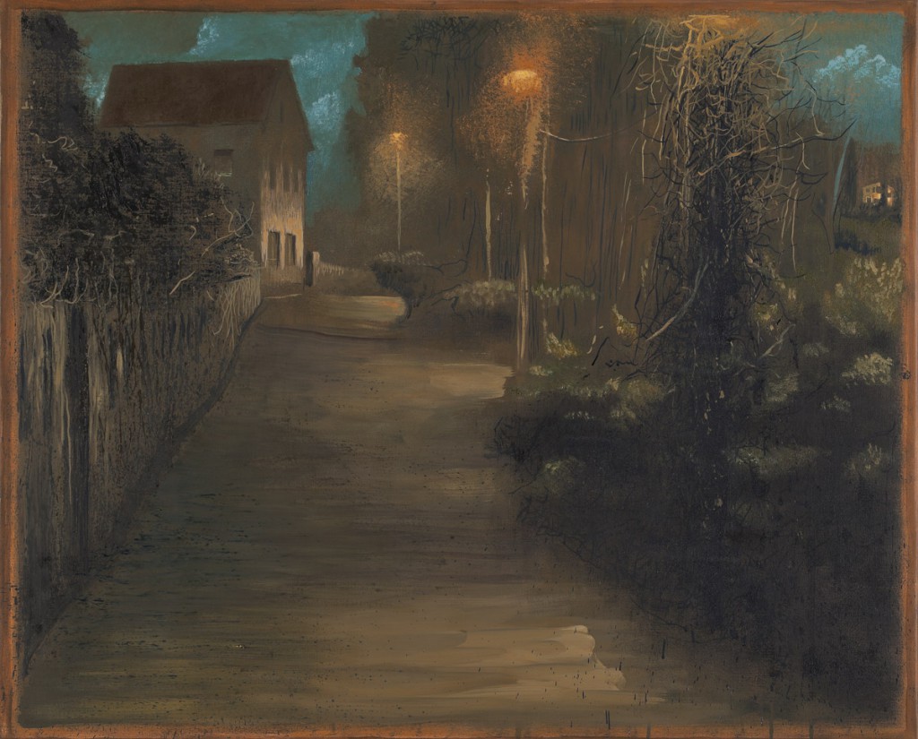 'Nocturno en Somió II' (2002), de Melquiades Álvarez, presente en la exposición. Imagen cortesía del artista y del CCAI.