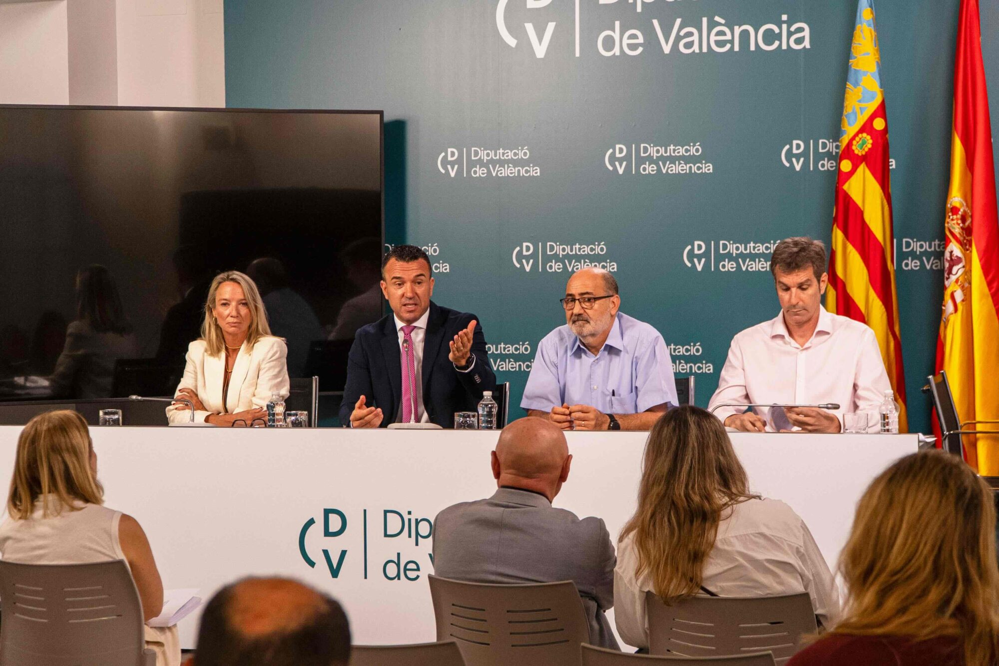 El presidente de la Diputación de València, Vicent Mompó. Cierre del Teatre Principal